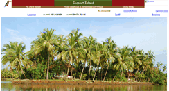Desktop Screenshot of keralaislandresort.com